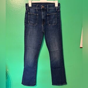 MOTHER Blue Ankle & Cropped Jeans